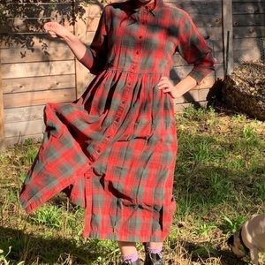 Eddie Bauer Flannel Dress
